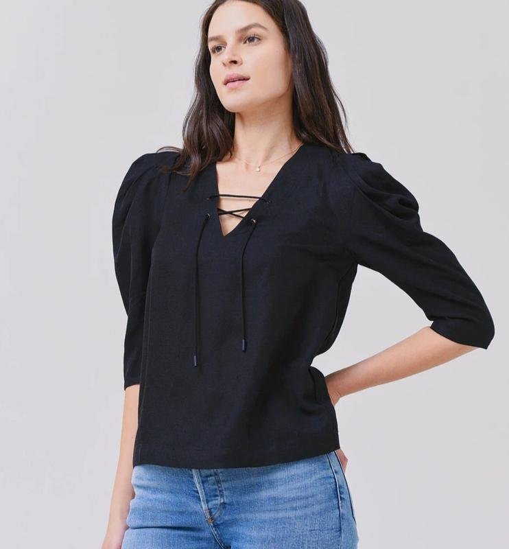 Women Ba&sh Shirt Black Viscose S