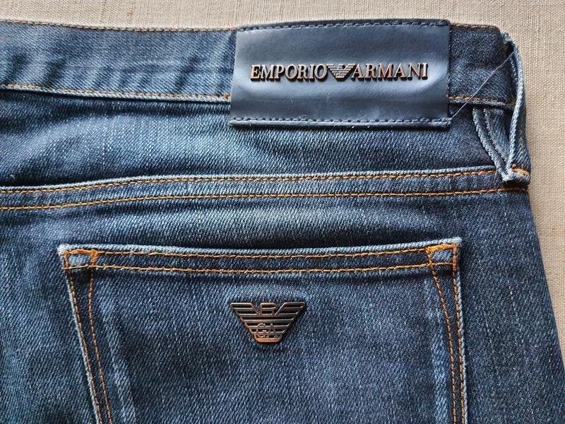 Homme Emporio Armani Jeans Bleu Marine Denim 34