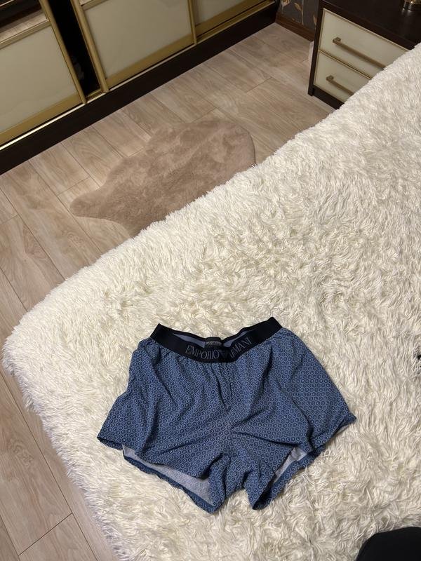 Homme Emporio Armani Shorts Bleu Marine L