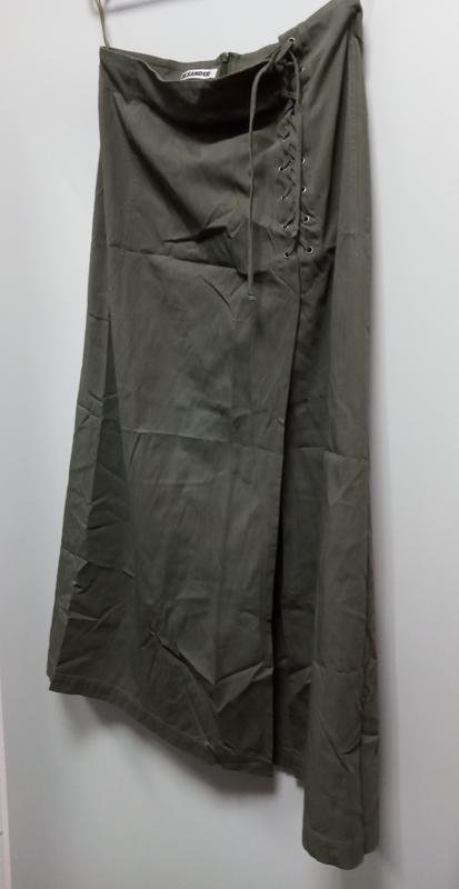 Donna Jil Sander Gonna Kaki Cotone M