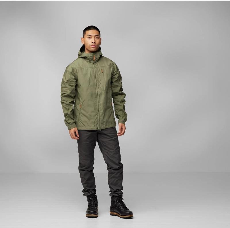 Men Fjällräven Jacket Khaki M