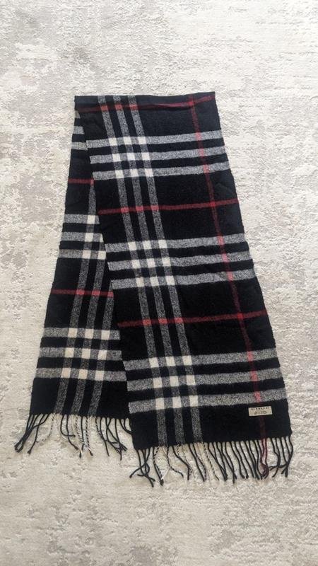 Шарф Burberry Разноцветный Кашемир