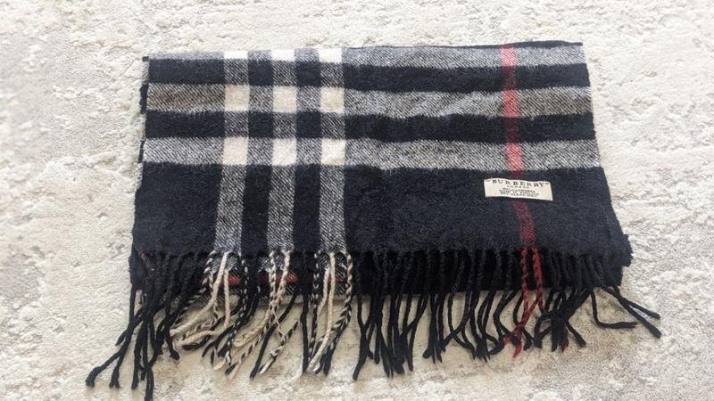 Шарф Burberry Разноцветный Кашемир
