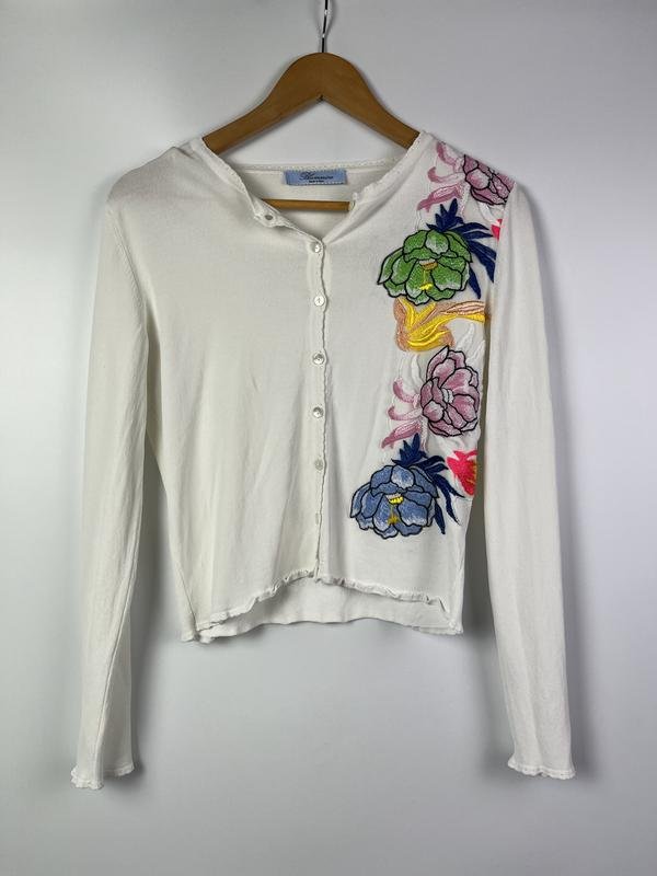 Damen Blumarine Pullover Weiß M