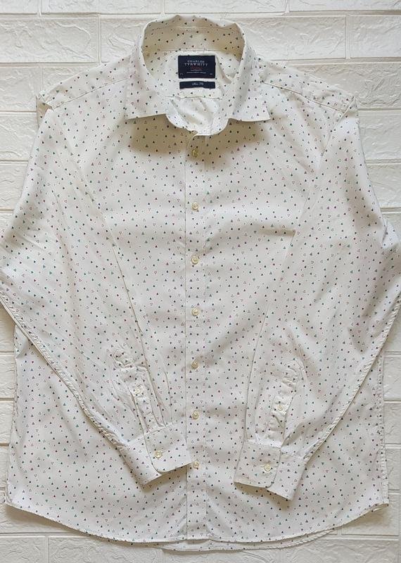 Homme Charles Tyrwhitt Chemise Blanche Coton XL