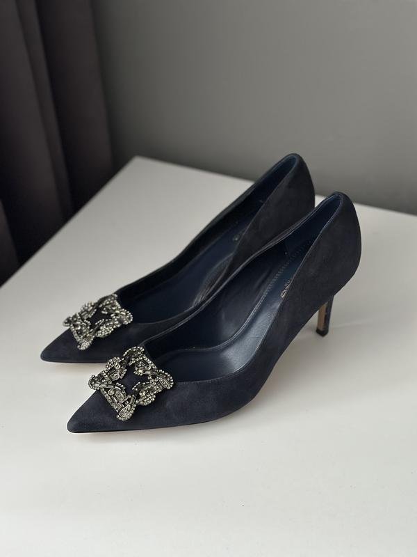 Donna Dune London Tacchi Blu Navy Camoscio 37