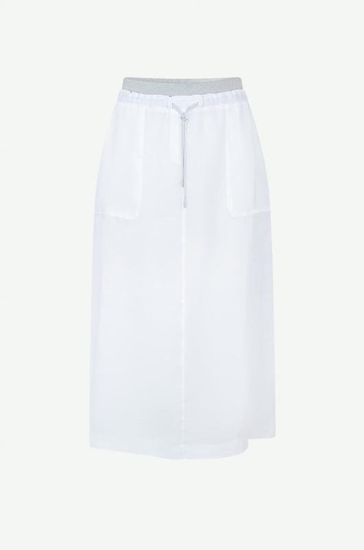 Femme Gran Sasso Jupe Blanche Lin 46