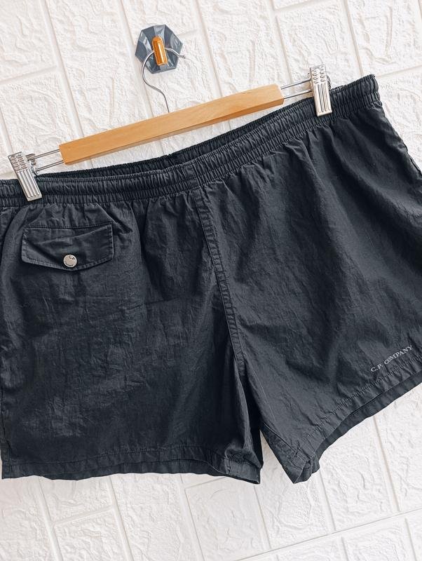 Men C.P. Company Shorts Black Cotton S