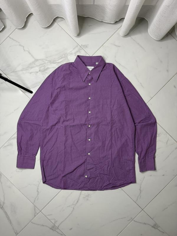 Homme Christian Dior Chemise Violet Coton L