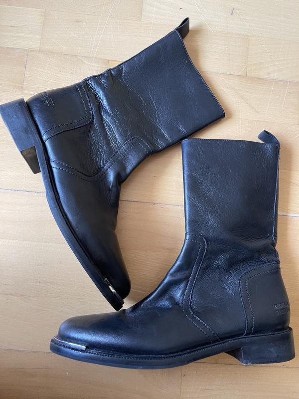 Damen Melvin & Hamilton Stiefel Schwarz Leder 40