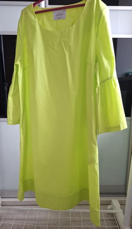 Damen Vicario Cinque Kleid Grün Baumwolle M