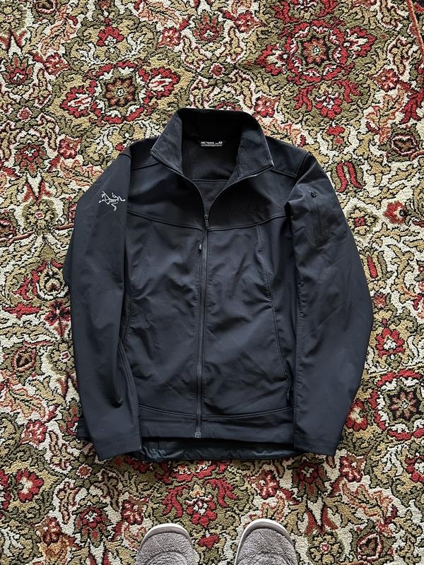 Herren Arc'teryx Jacke Schwarz Baumwolle S