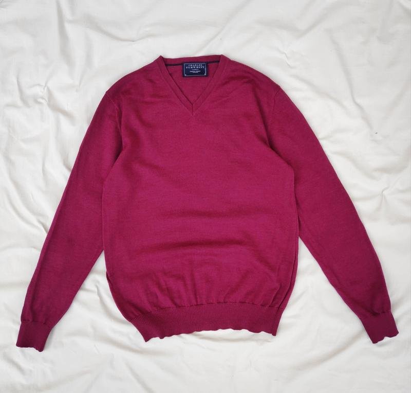 Homme Charles Tyrwhitt Pull Violet Laine S