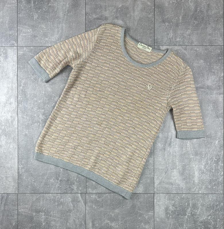 Damen Christian Dior Pullover Beige M