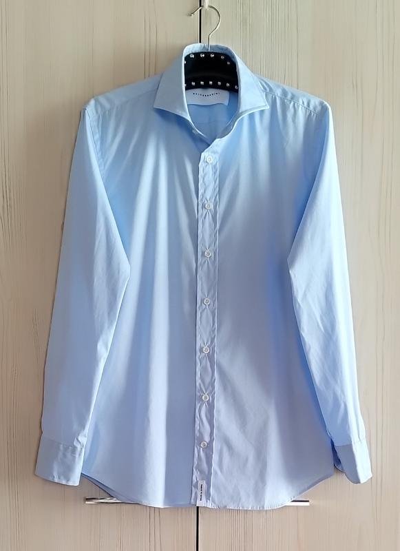 Men Baldessarini Shirt Blue Cotton L