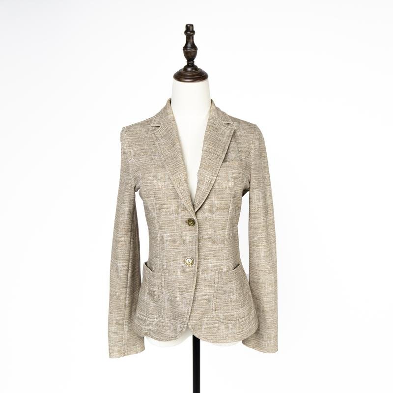 Women Circolo 1901 Blazer Beige Cotton S