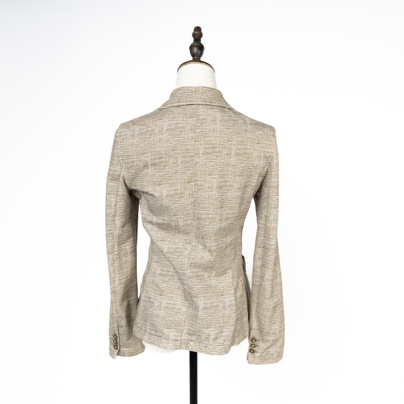 Women Circolo 1901 Blazer Beige Cotton S