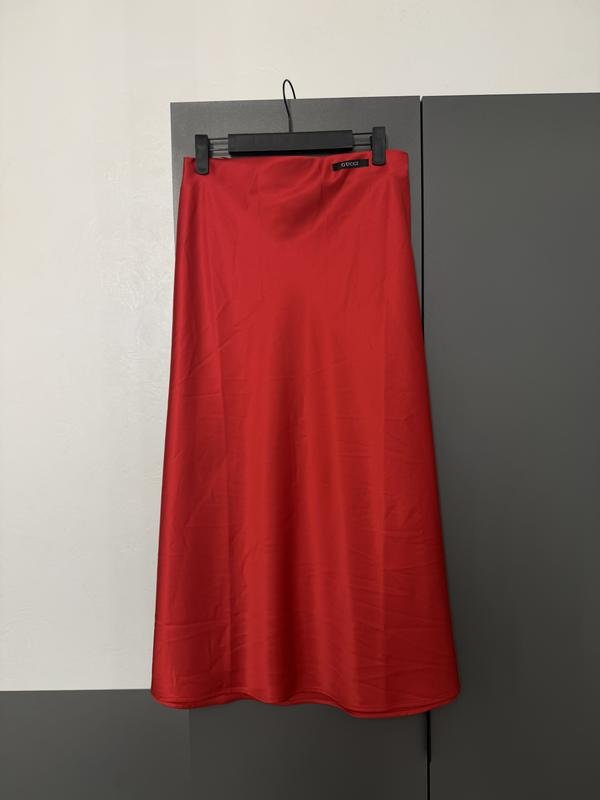 Donna Gucci Gonna Rossa Seta S