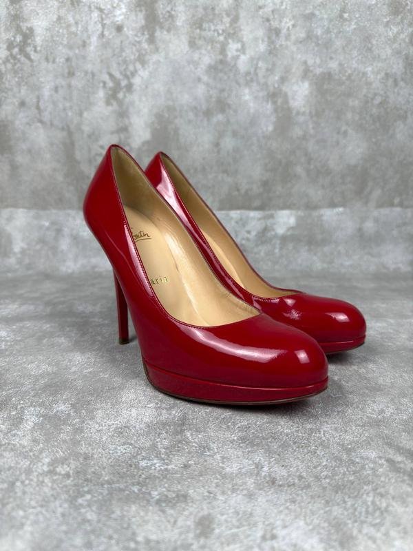 Donna Christian Louboutin Tacchi Rossi 38.5