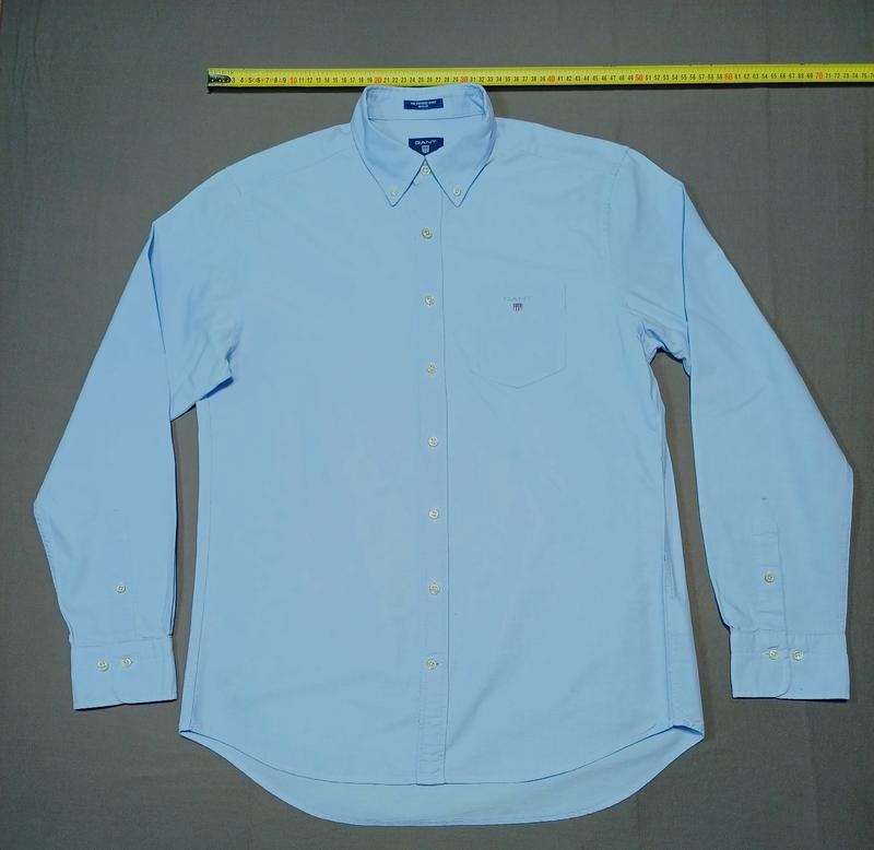 Men Gant Shirt White Cotton S