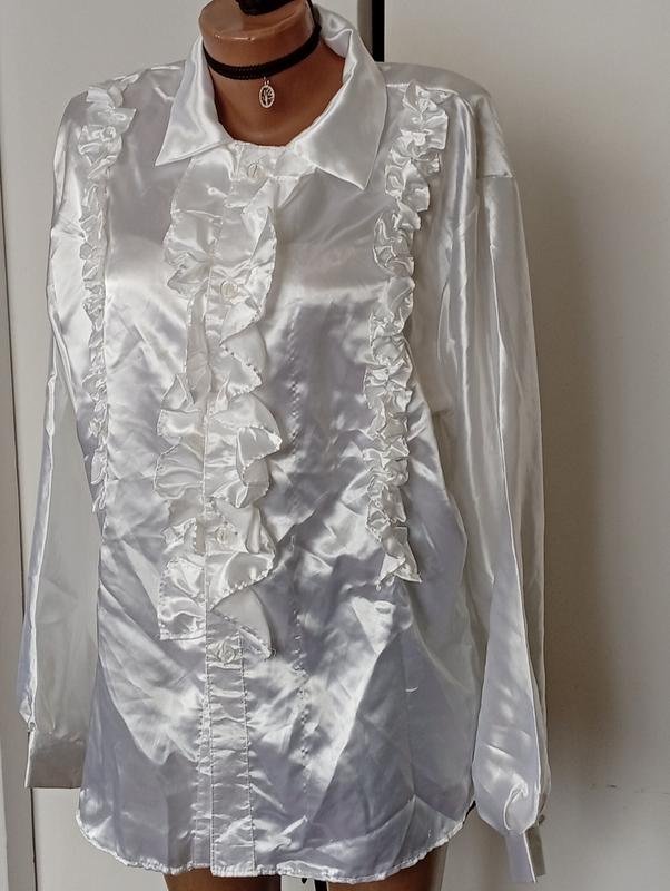 Femme American Vintage Chemise Blanche Satin L