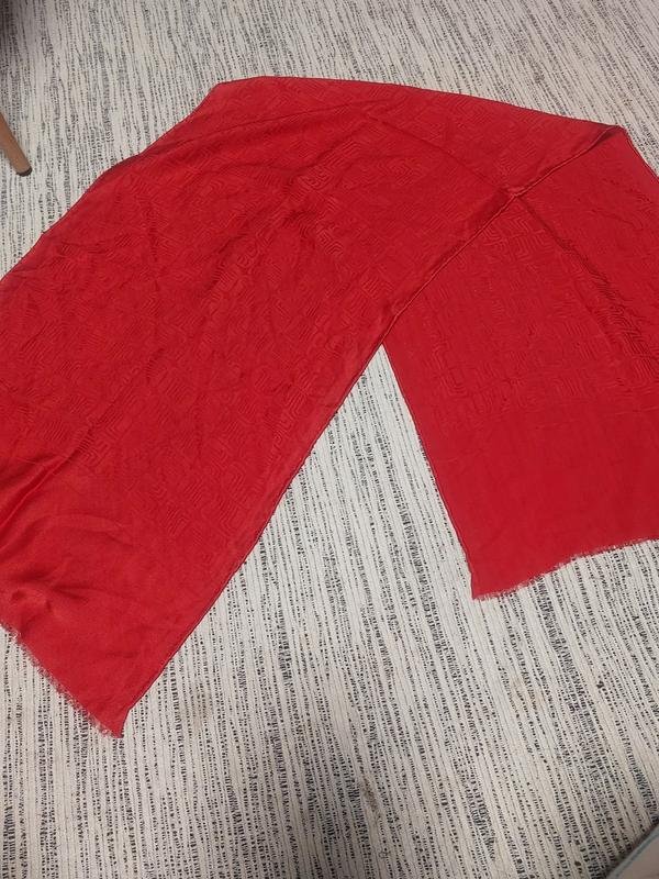 Donna Lanvin Sciarpa Rossa Seta