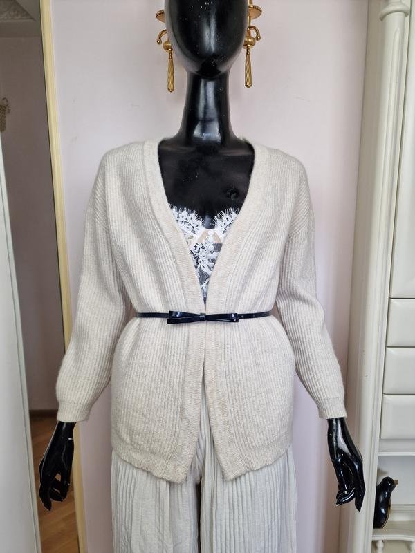 Damen Blumarine Pullover Elfenbein Viskose 40
