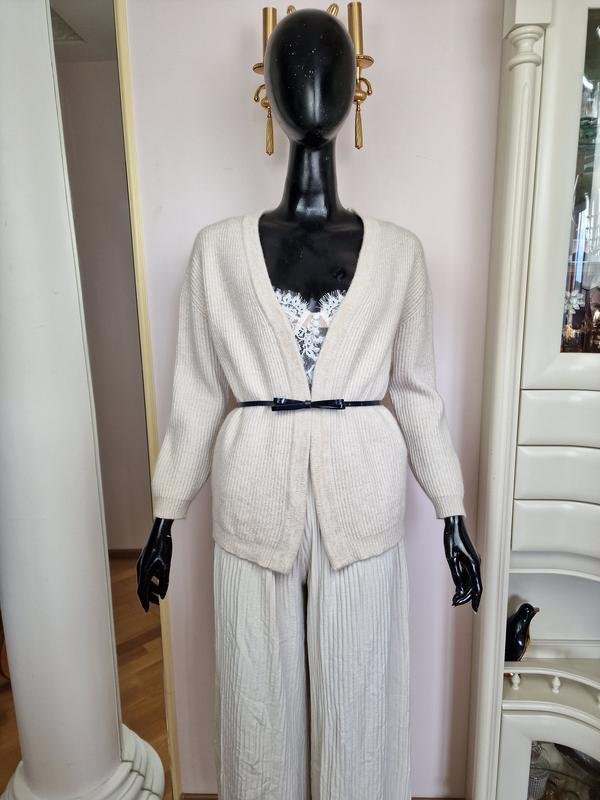 Damen Blumarine Pullover Elfenbein Viskose 40