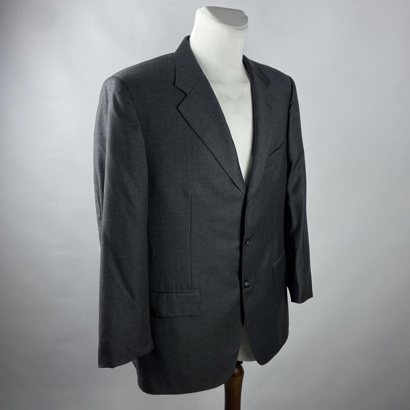 Men Corneliani Blazer Grey Wool XL