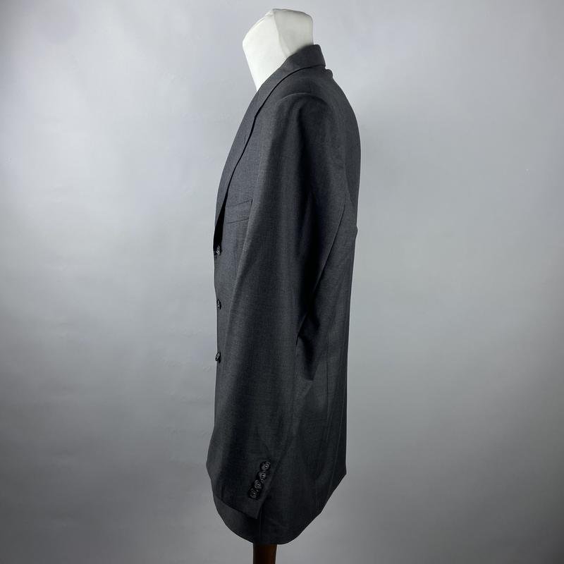 Men Corneliani Blazer Grey Wool XL