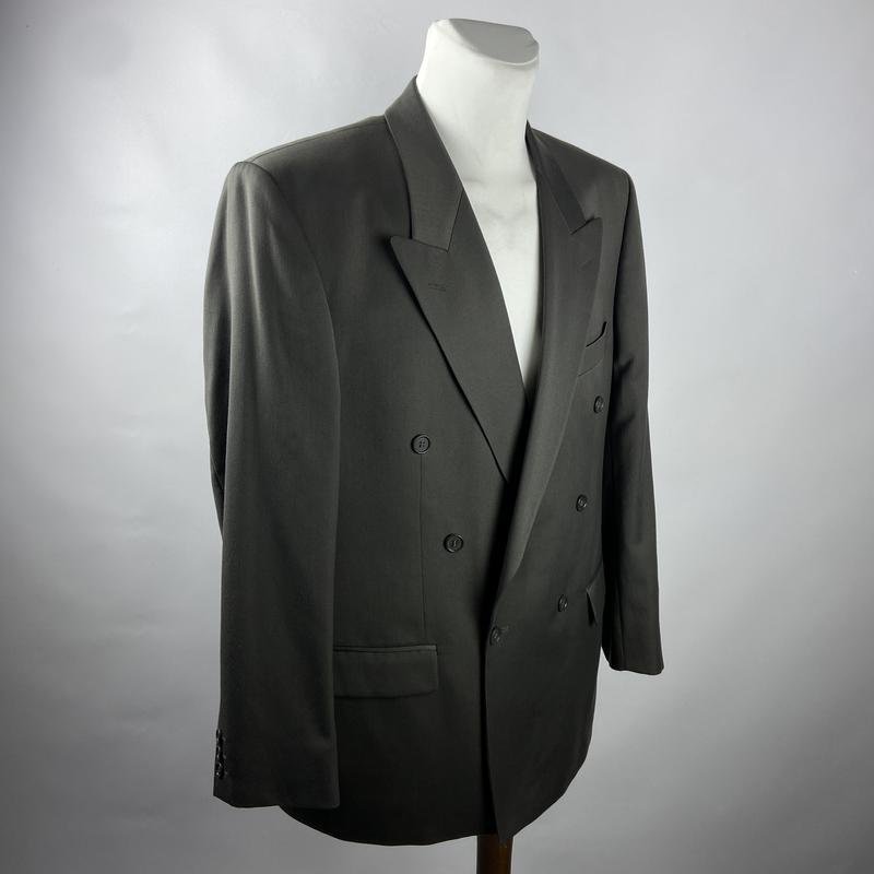 Herren Marks & Spencer Sakko Khaki Wolle XL