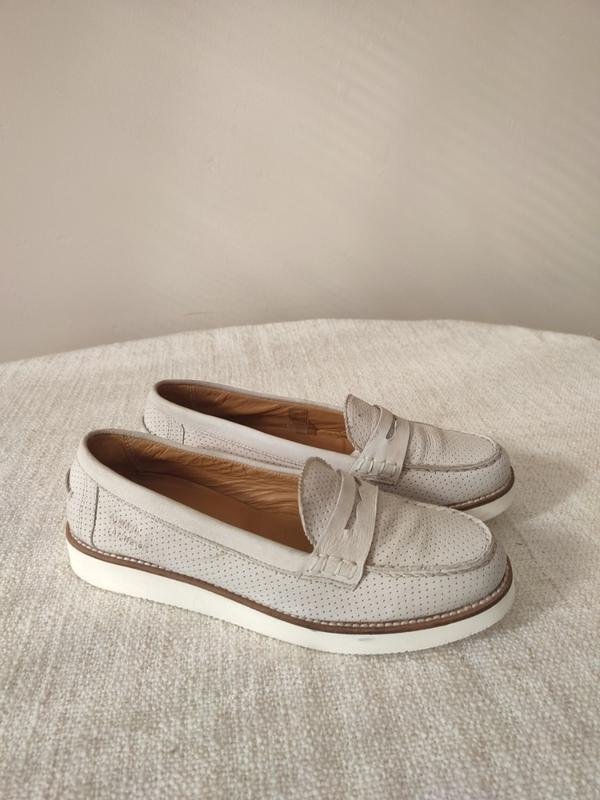 Damen Melvin & Hamilton Slipper Elfenbein Nubuk 36