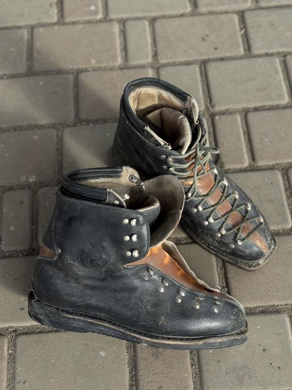 Men Raichle Boots Brown Leather 43