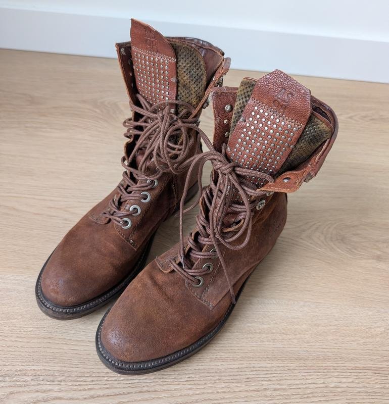 Damen A.S. 98 Stiefel Braun Leder 37