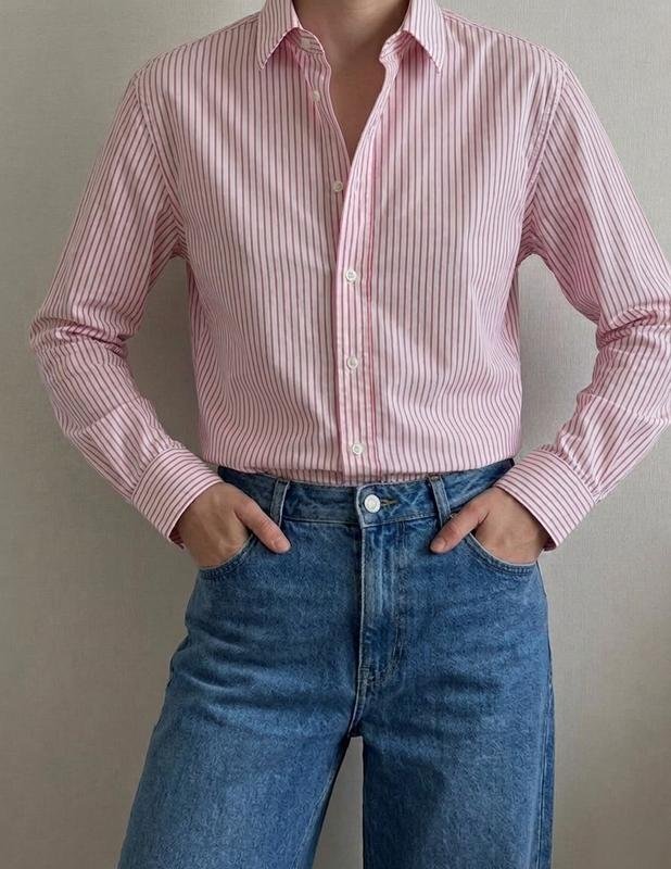 Damen Hugo Boss Hemd Weiß Baumwolle S-M