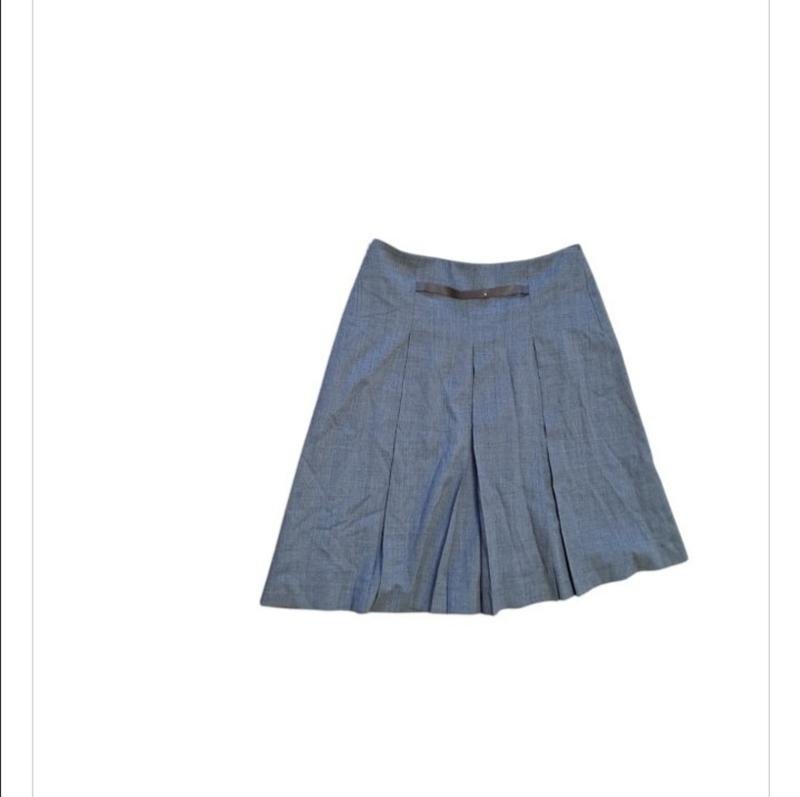 Damen Fabiana Filippi Rock Grau Wolle M