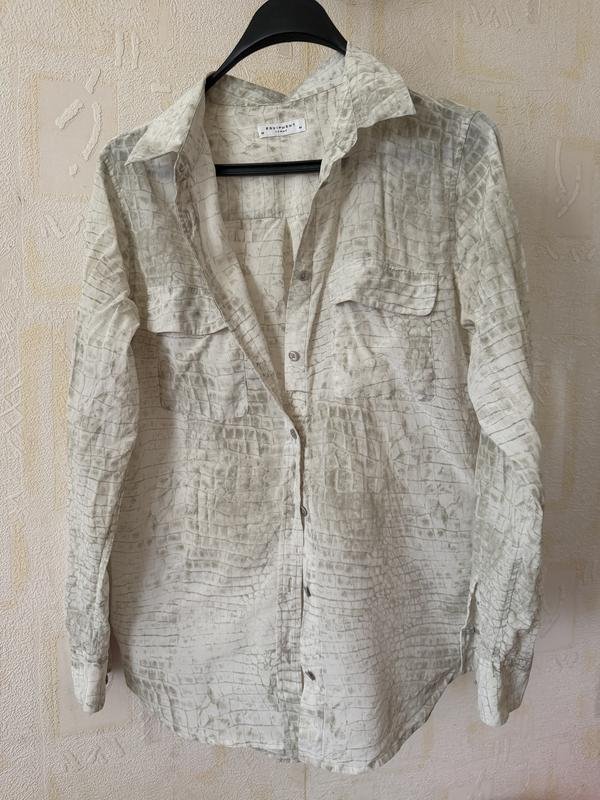 Women Equipment Shirt White Silk M