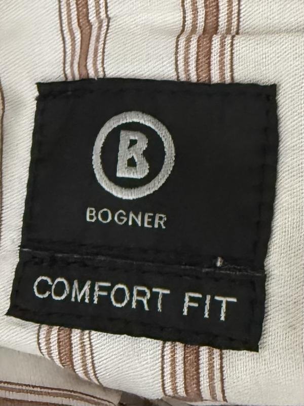 Men Bogner Trousers Beige Cotton 50