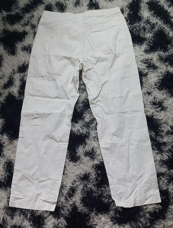 Men C.P. Company Trousers White Cotton 34