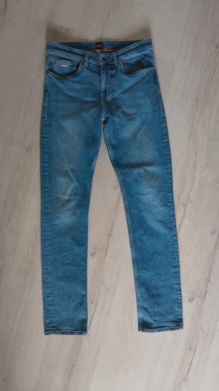 Мужской Boss Джинсы Тёмно-синий Джинс M