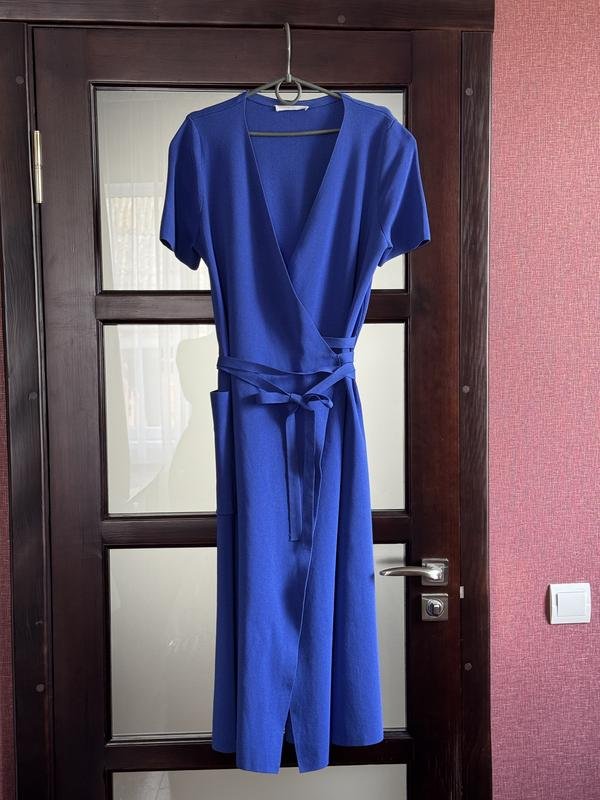 Damen Hugo Boss Kleid Marineblau Strick S