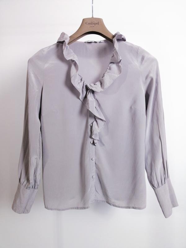 Donna Boden Camicia Grigia Seta M