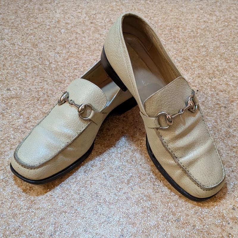 Donna Gucci Loafers Beige Pelle 38