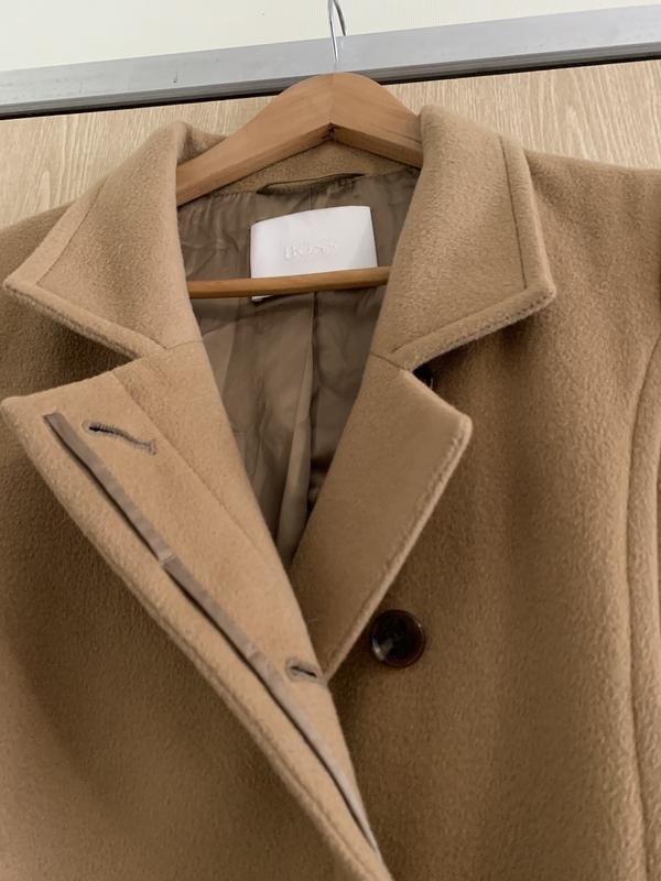 Donna Hugo Boss Cappotto Beige Lana XS