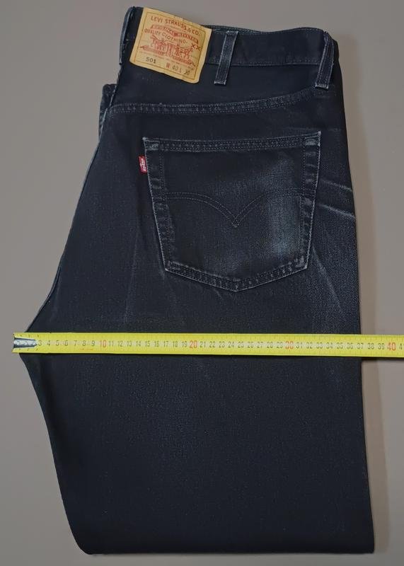 Herren Levi's Jeans Schwarz Denim 40