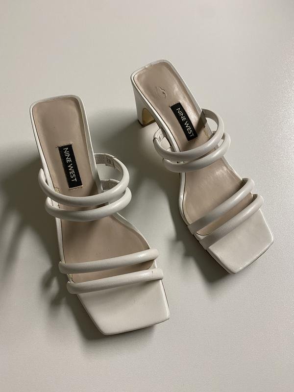 Женские Nine West Босоножки Белые Кожа 36.5