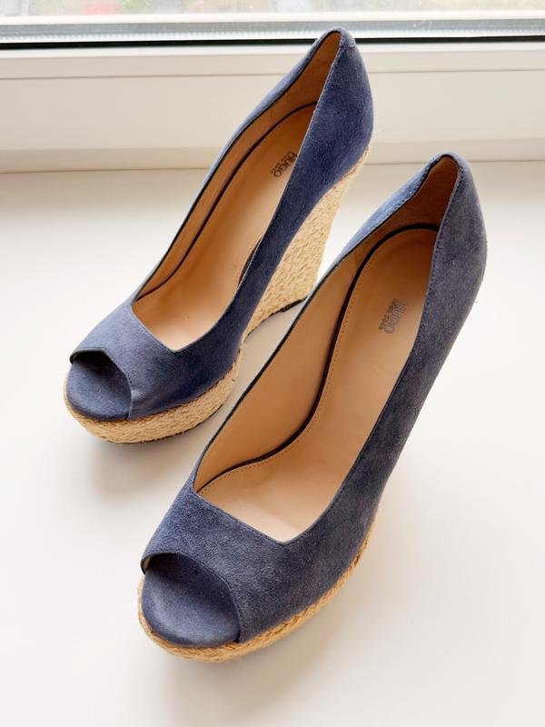 Donna Hugo Boss Tacchi Blu Navy Camoscio 39