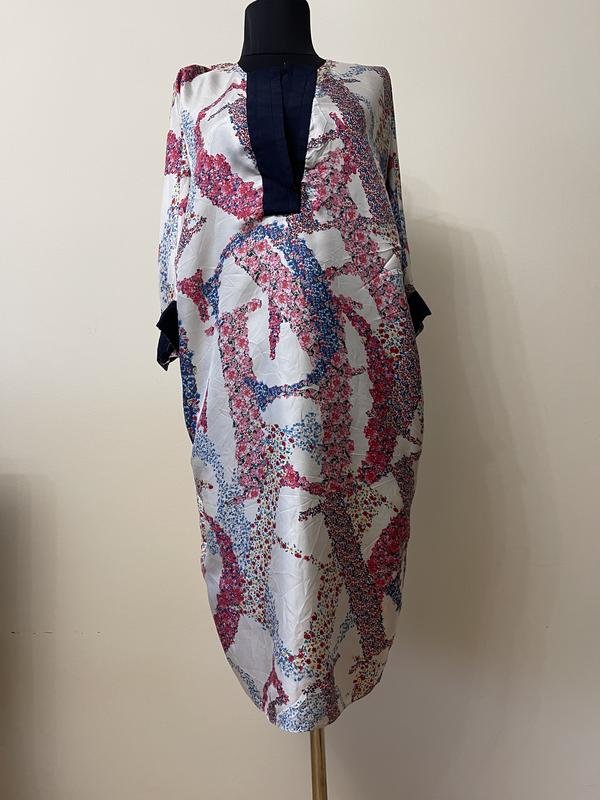 Femme Carolina Herrera Robe Blanche Soie XS