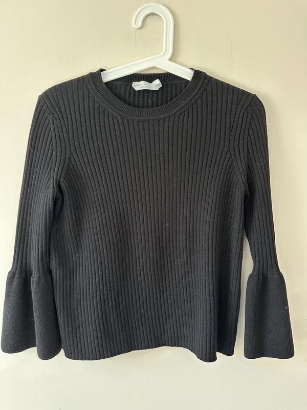 Donna Hugo Boss Maglione Nero Lana XS