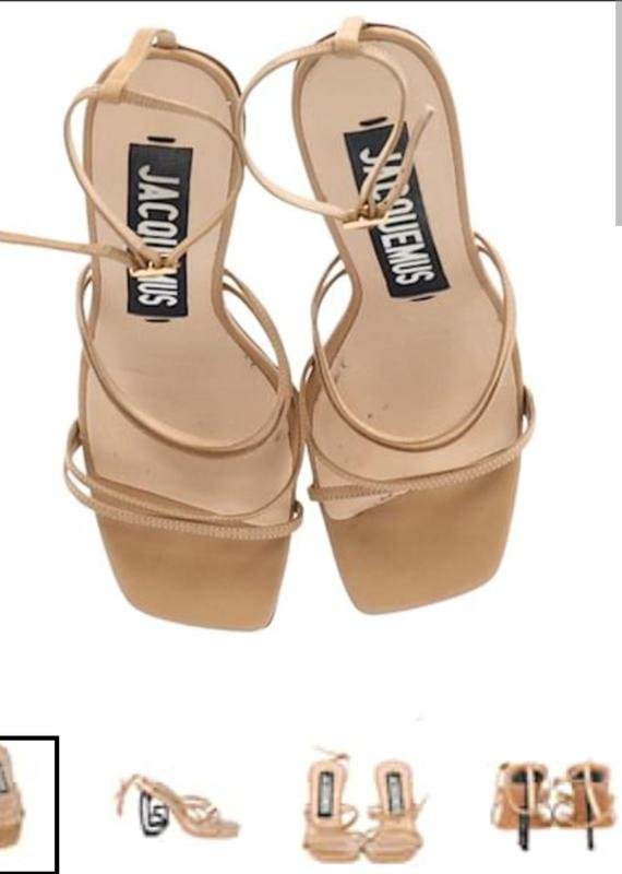 Women Jacquemus Heels Gold 37